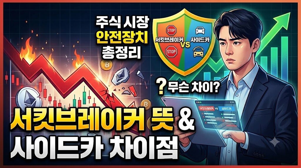 서킷브레이커 vs 사이드카, 3분이면 완벽 이해