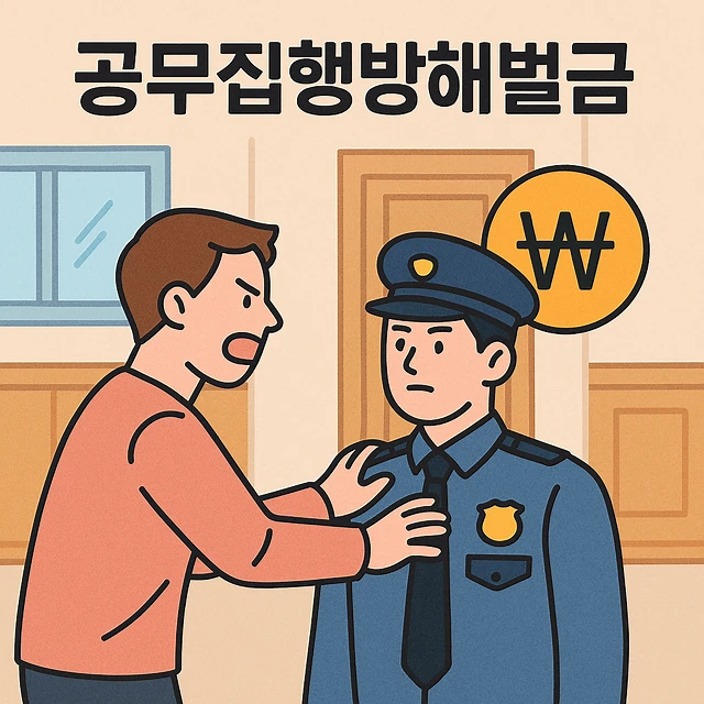 공무집행방해벌금