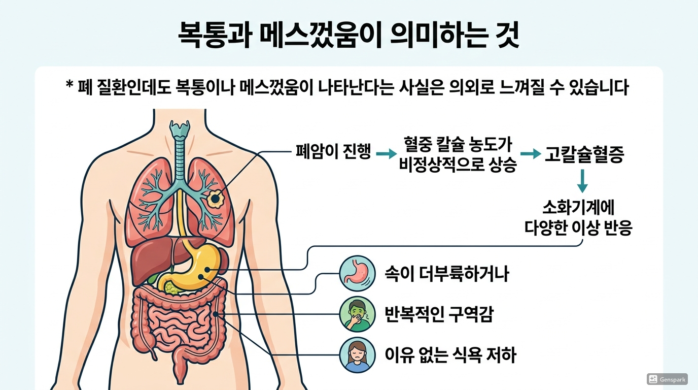 복통과 메스꺼움이 의미하는 것