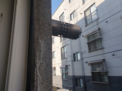 대성셀틱보일러 배기통 배기가스