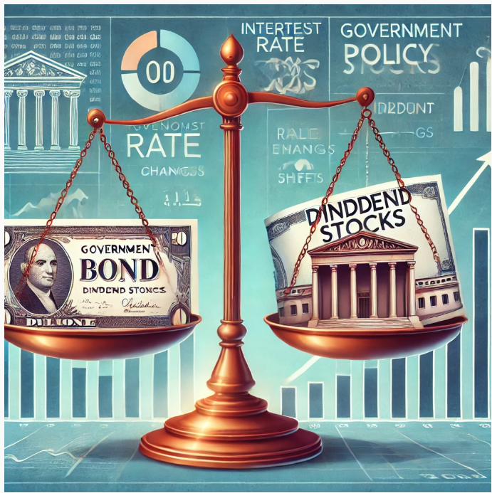 채권 vs 배당주, 경제 정책 변화 속 안전한 투자법 관련 사진