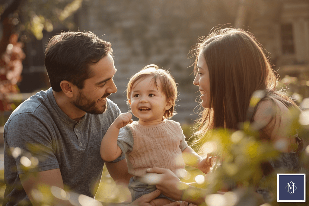 아이와 즐겁게 대화하는 부모