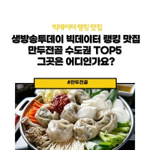 빅데이터 랭킹맛집