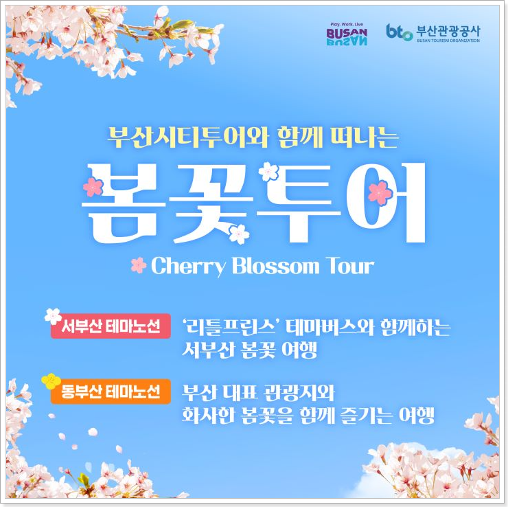 부산 시티투어 봄꽃투어