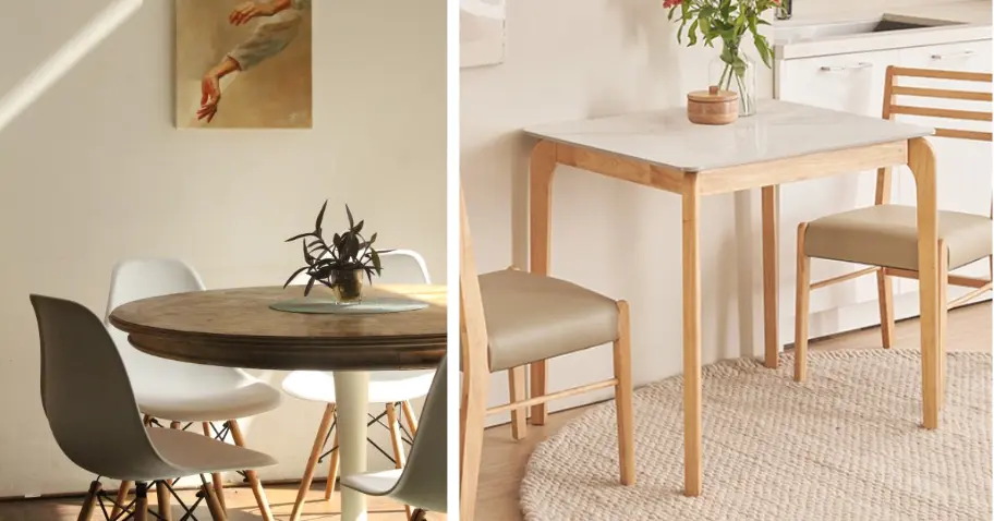 2인용 식탁 종류와 장단점 총정리