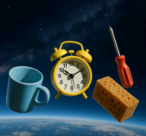 우주에서 사용이 불가능한 물건들