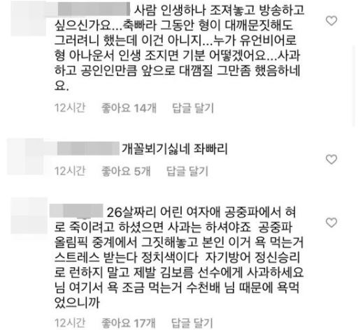 배성재 악플