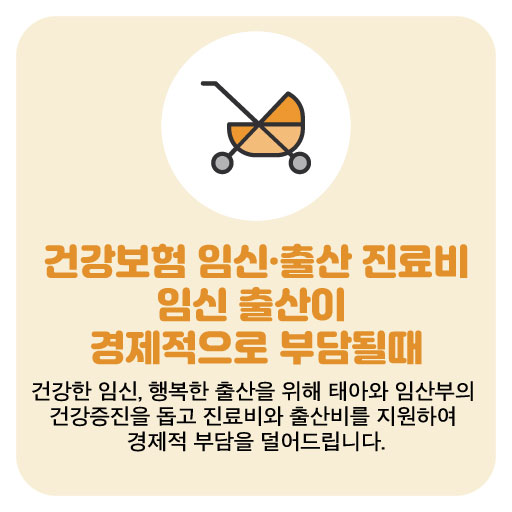 건강보험 임신&middot;출산 진료비