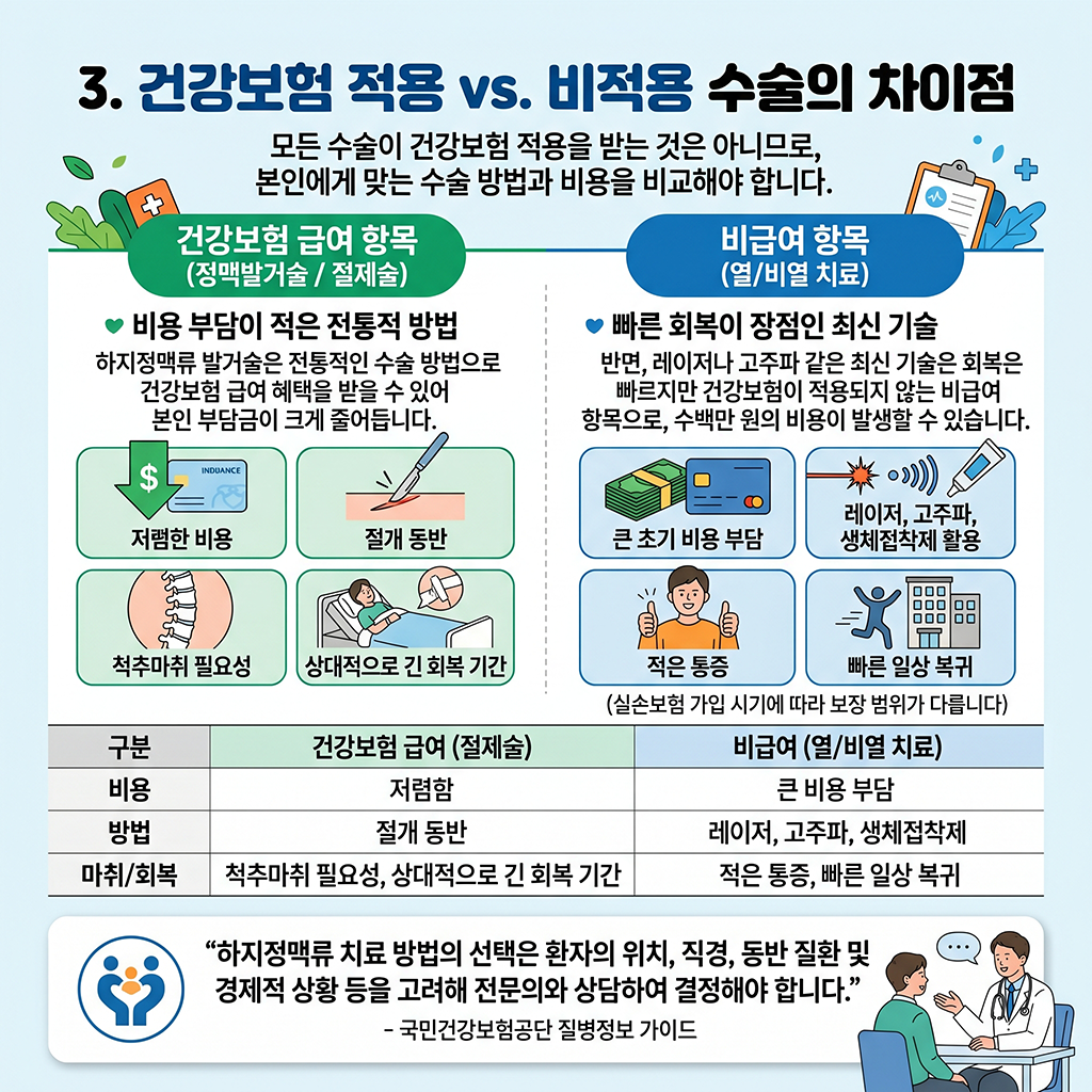 급여 수술과 비급여 수술의 차이점 이해하기