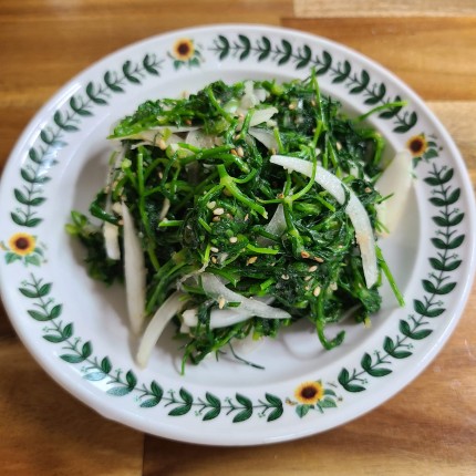 세발나물-명란-무침-만들기