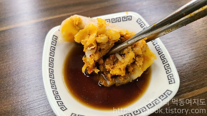 광신제면소-왕만두-김치만두-맛