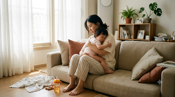 14개월 아기 여름 감기 회복기 ❘ 칭얼거림, 쪽쪽이 집착