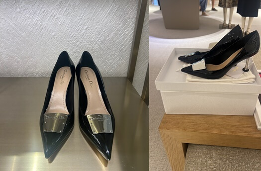 디올 펌프스 LA PARISIENNE DIOR 구두 매장사진