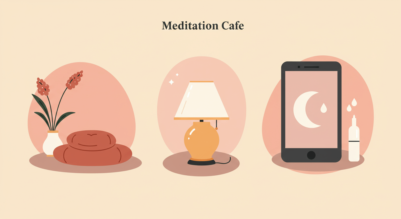 감정을 비우는 공간: 명상카페