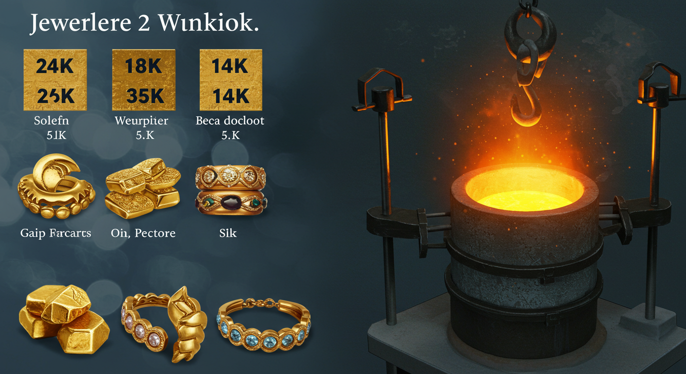 금이 녹는 온도는 1,064°C? 순금과 합금의 녹는점 차이