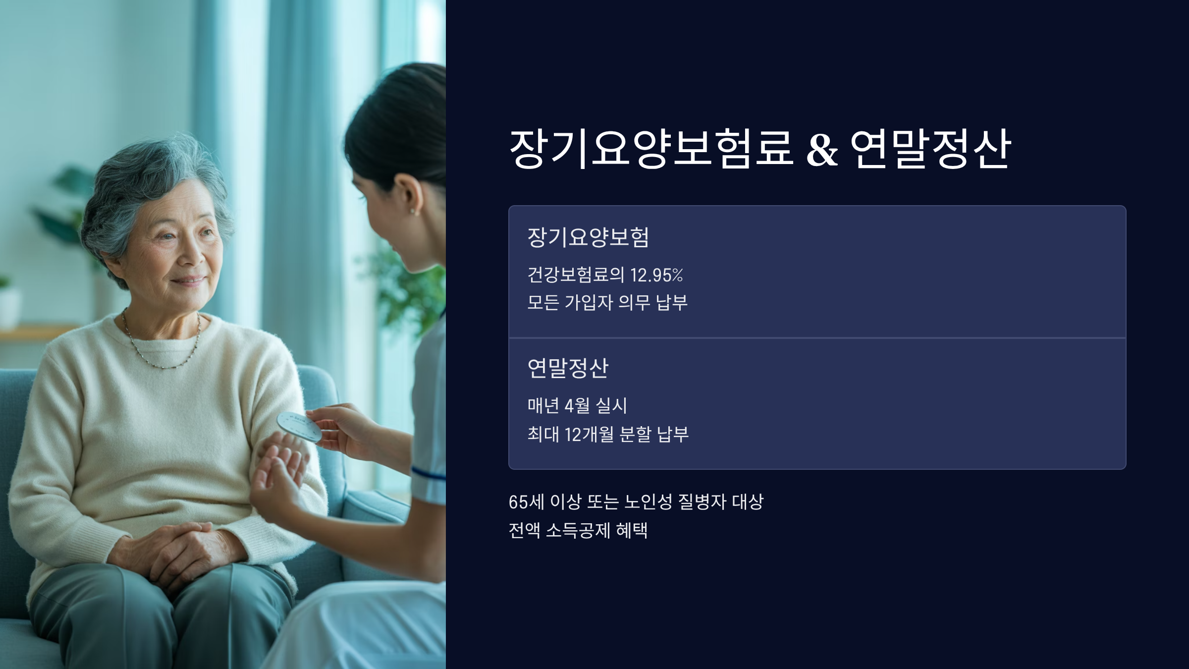 장기요양보험료 계산방법