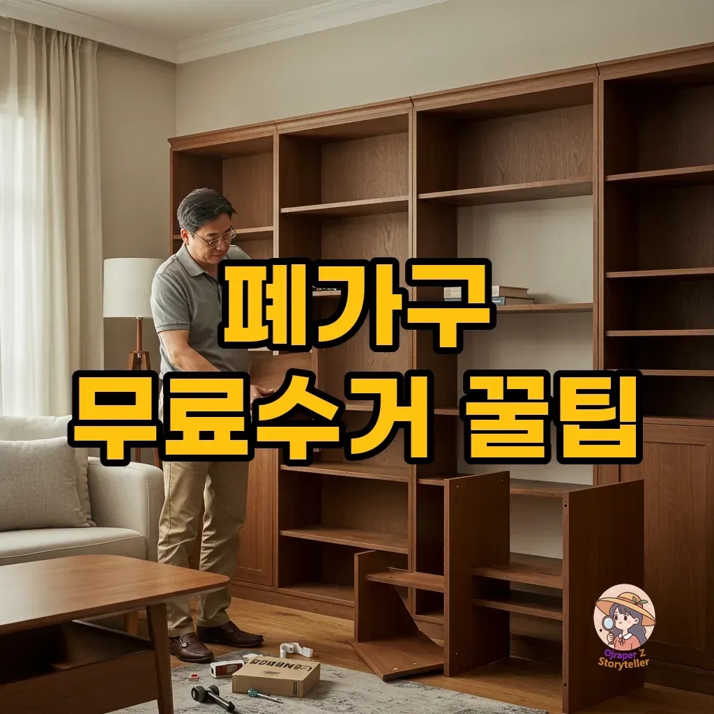 폐가구 수거 이렇게 쉬웠어? 무료로 해결하는 법 총정리