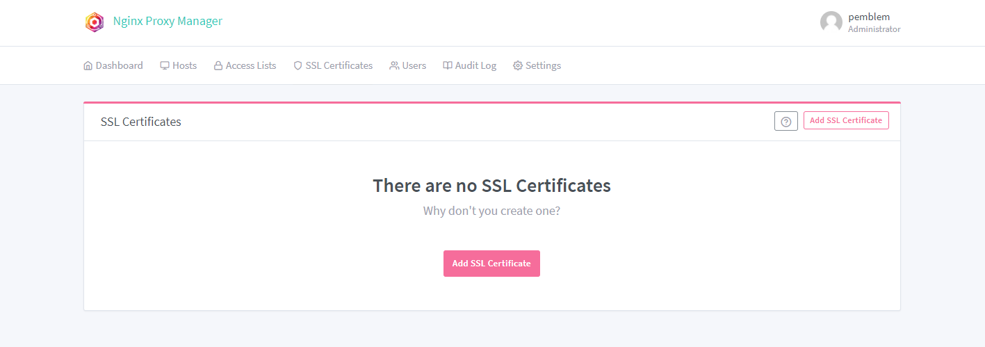 ssl 인증서 설정