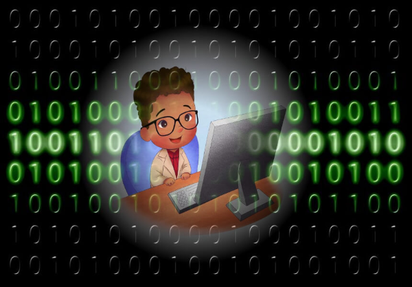 양자컴퓨터를 공부하는 어린이 관련이미지