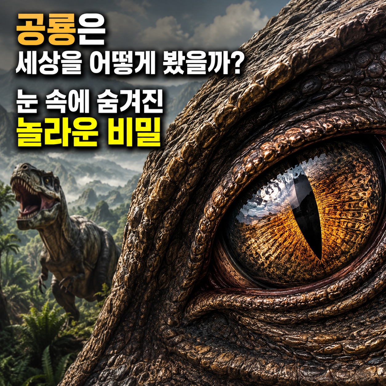 공룡은 세상을 어떻게 봤을까