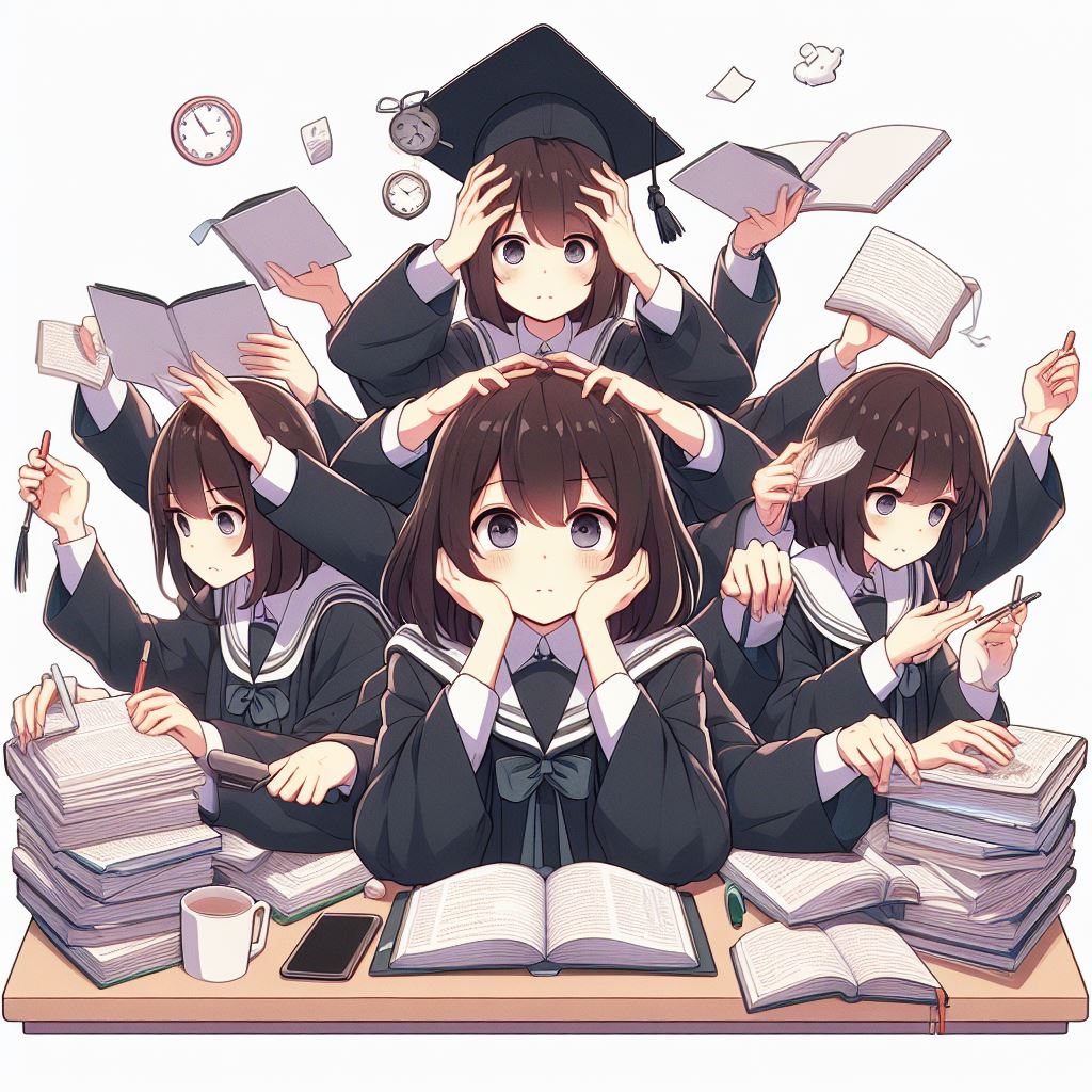 busy graduate student