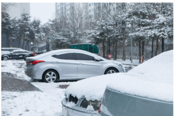 자동차 눈 제거 용품 방법