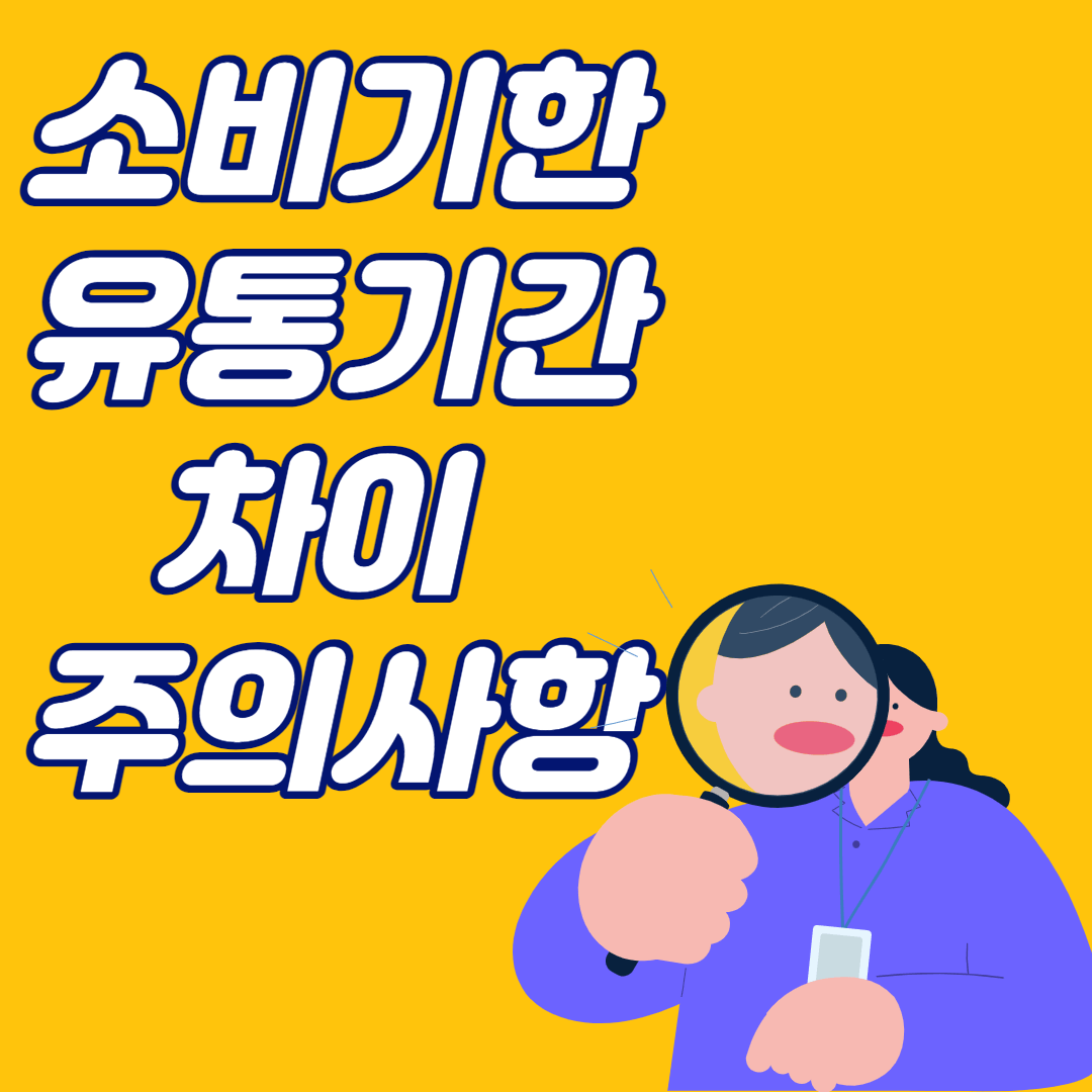 유통기한 소비기한