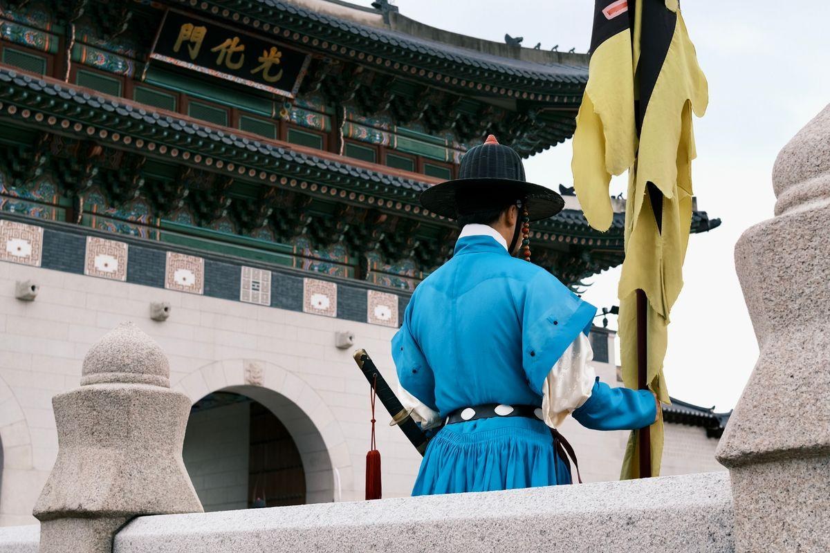 서울 광화문 앞을 지키는 수문장