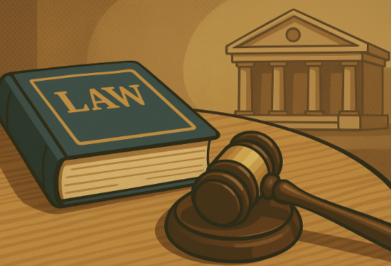 법원과 판사봉,법전이미지