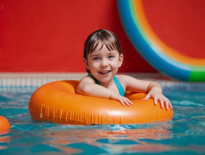 아이 물놀이 이미지