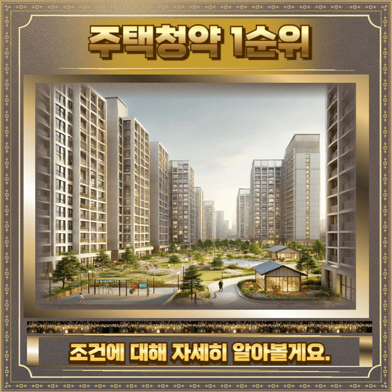 주택청약 1순위