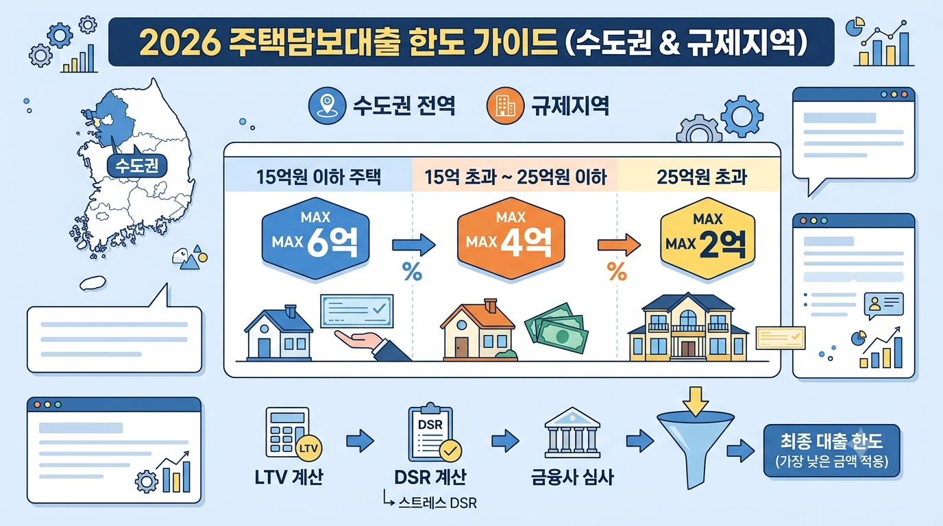 2026 주택담보대출 한도 가이드