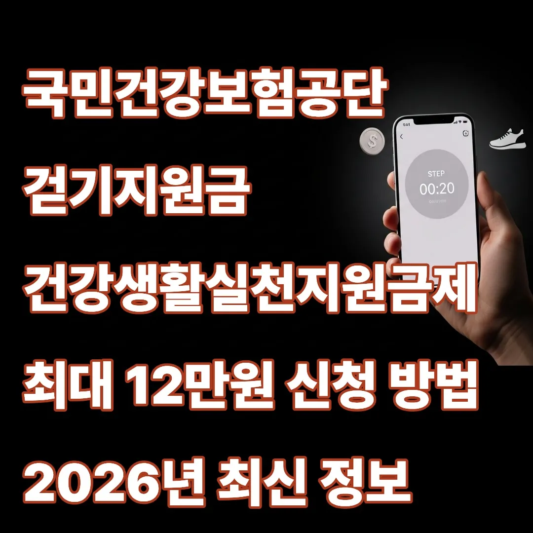 건강생활실천지원금제 걷기지원금