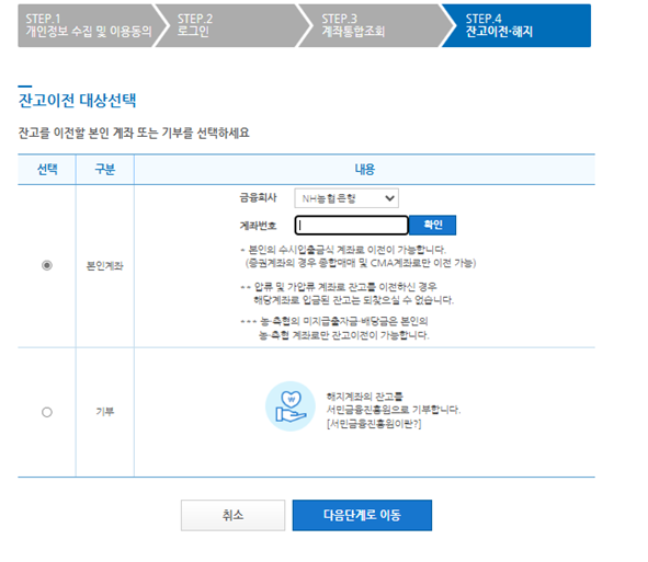휴먼계좌 잔액, 잠자는 카드포인트 한번에 현금으로 받기