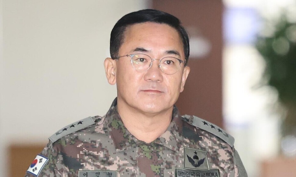 방첩사령관 직무대행 편무삼 장군