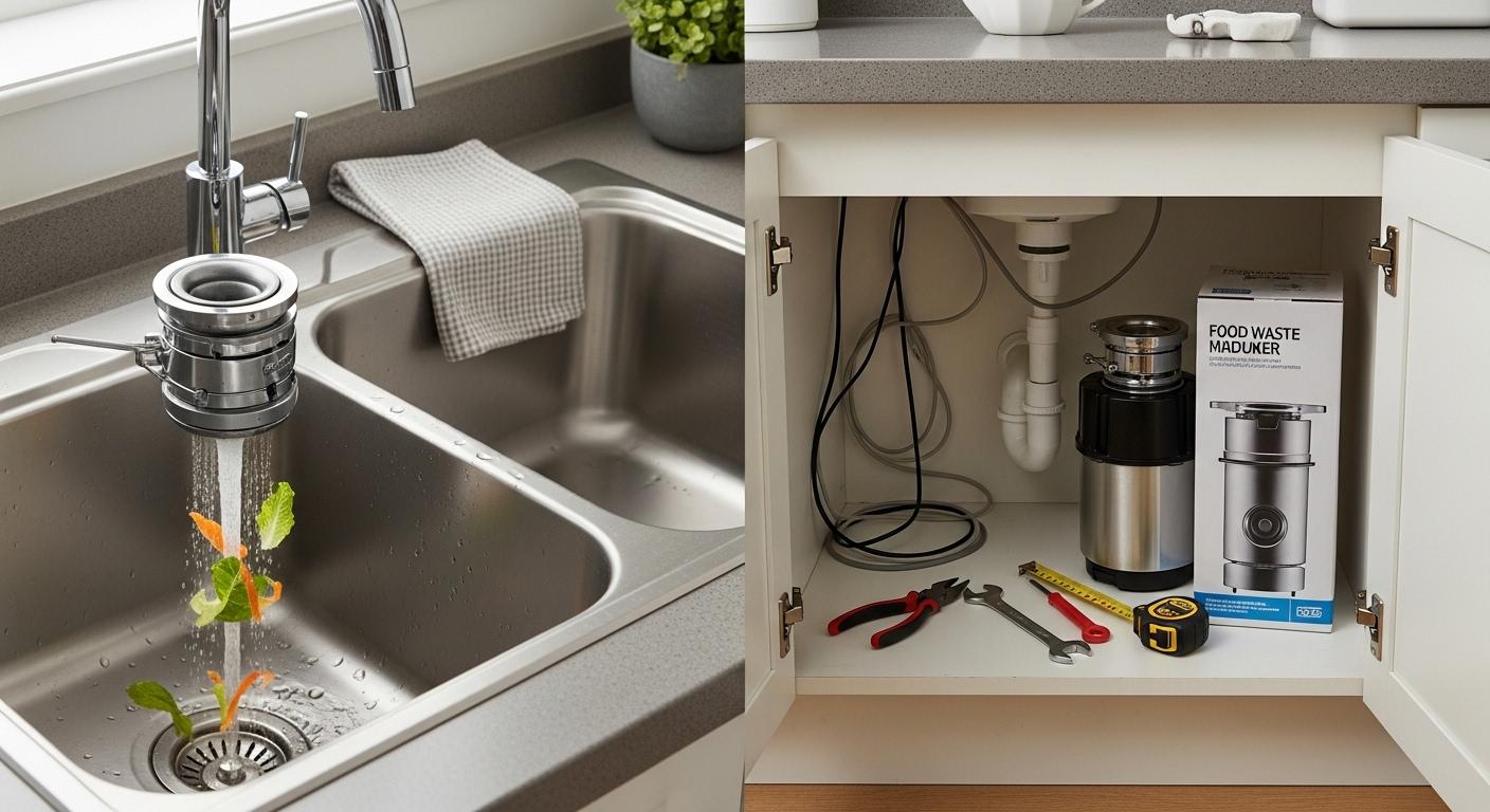 설치 불편 싱크대형 음식물처리기 장단점