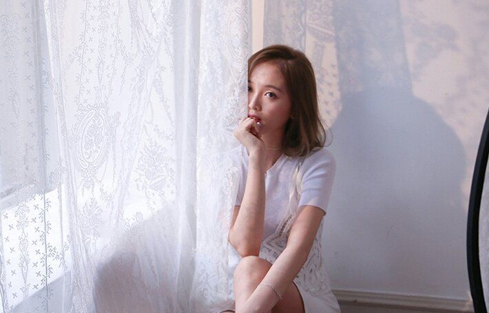 우주소녀 선의 인스타그램 사진 몸매