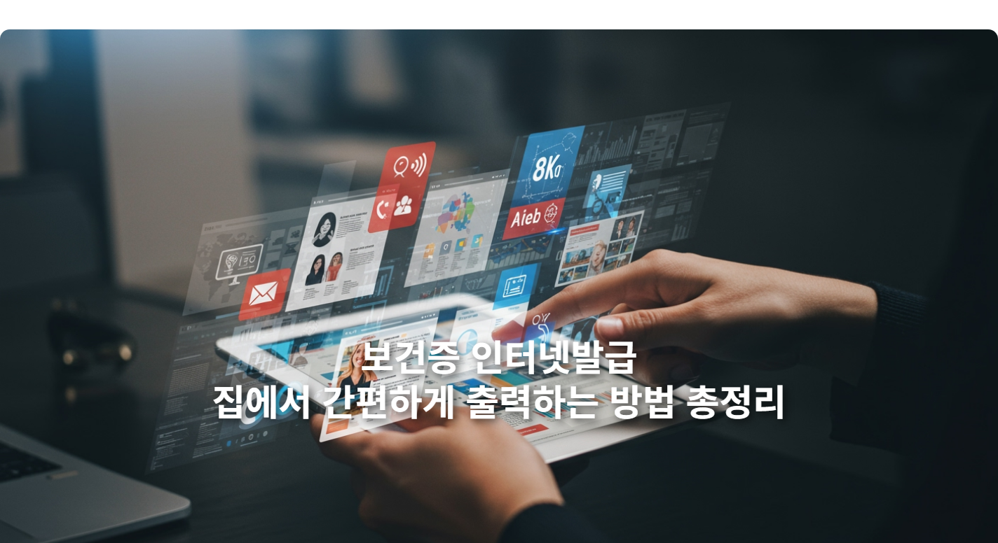 보건증 인터넷발급, 집에서 간편하게 출력하는 방법