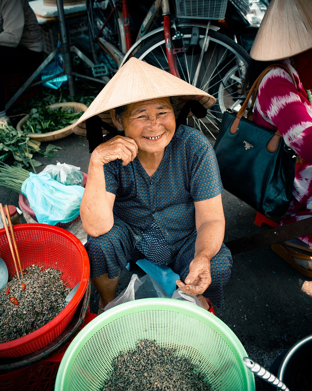 아시아 할머니 이미지