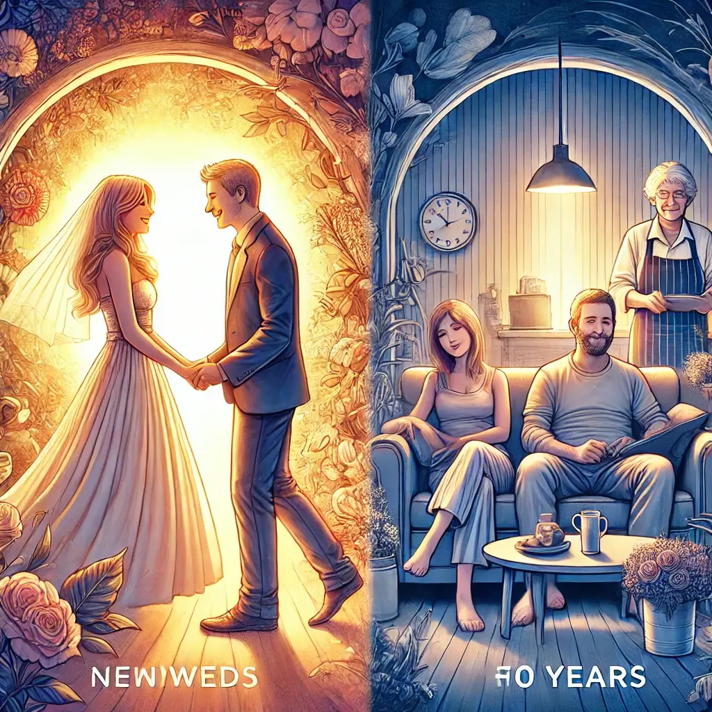 신혼과 결혼 10년 차의 심리적 차이: 부부 관계의 단계별 변화