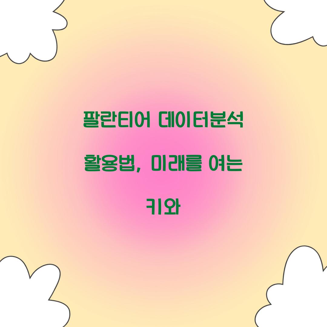 팔란티어 데이터분석