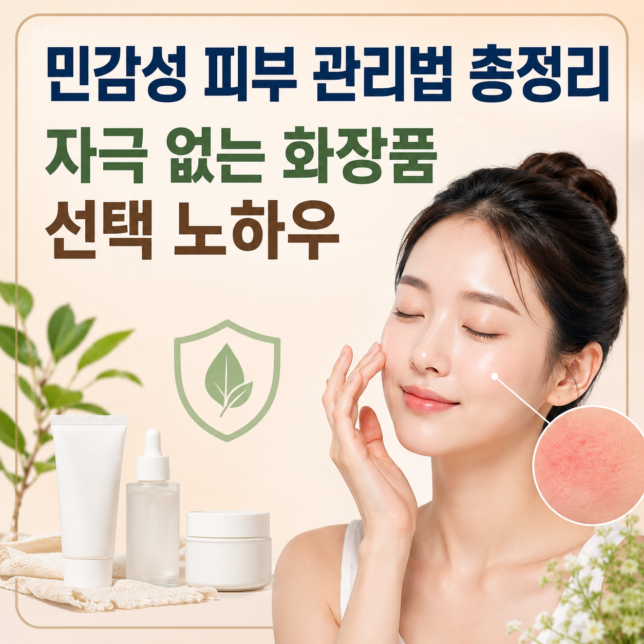 민감성 피부 관리법