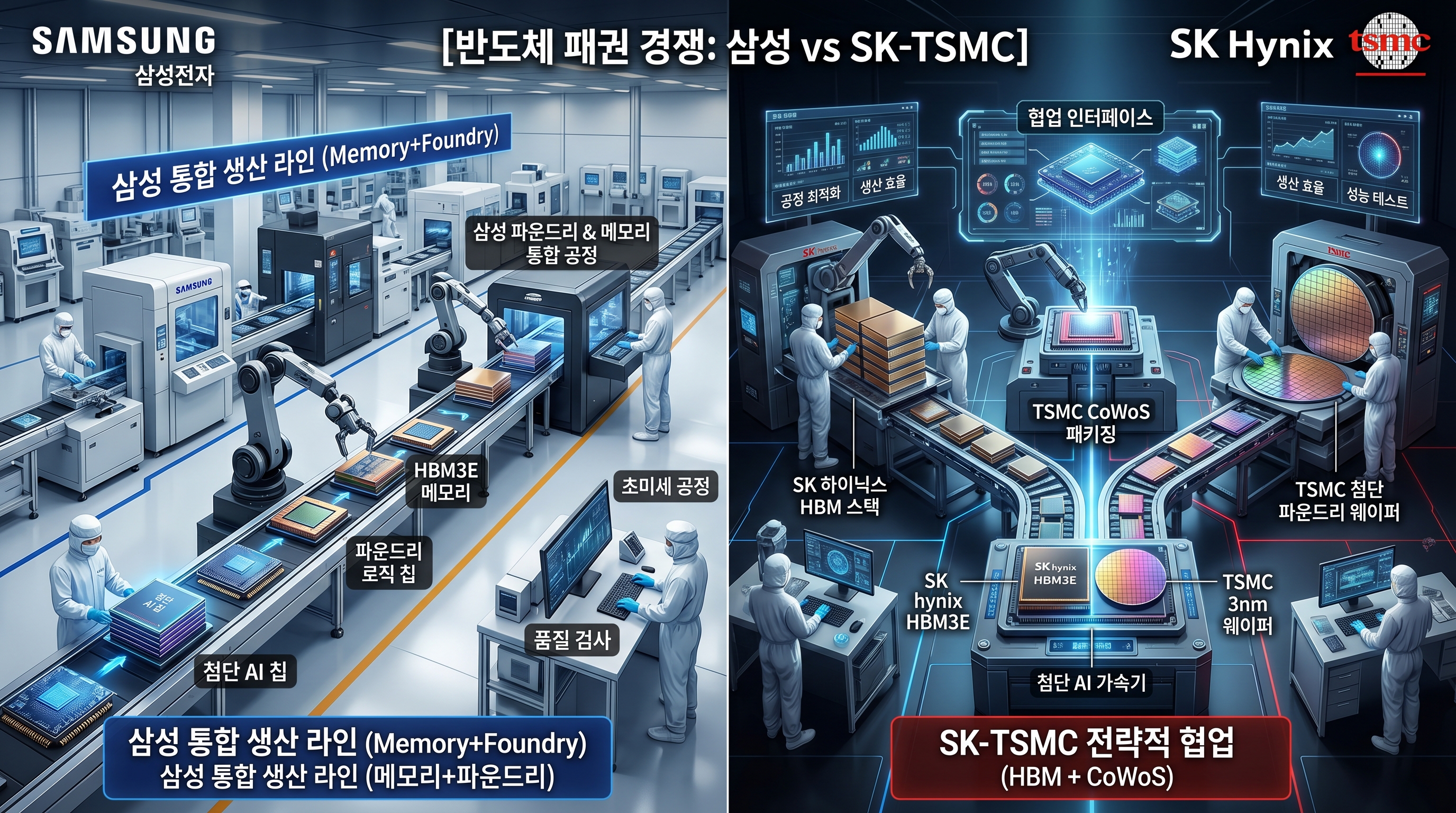 삼성전자vs sk-tsmc