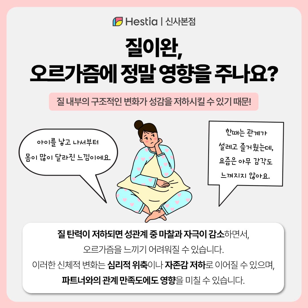 질이완 여자 만족도에 영향을 줄 수 있나요?