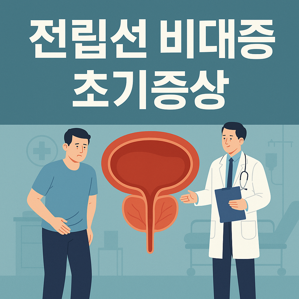 남성 건강 경고등 전립선 비대증 초기증상과 예방법