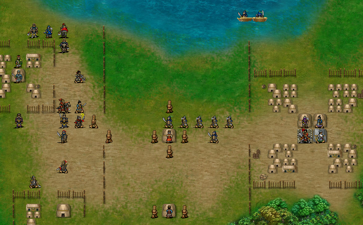 삼국지 조조전 MOD 신조조전 6.1 김소장버전 39장 적벽전투2 노숙, 장소 목각인형 소환술사 공략