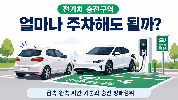전기차 충전구역 주차 시간과 충전 방해행위 기준 안내