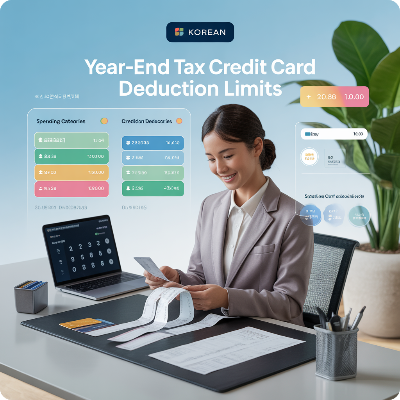 연말정산 카드공제 한도 이미지