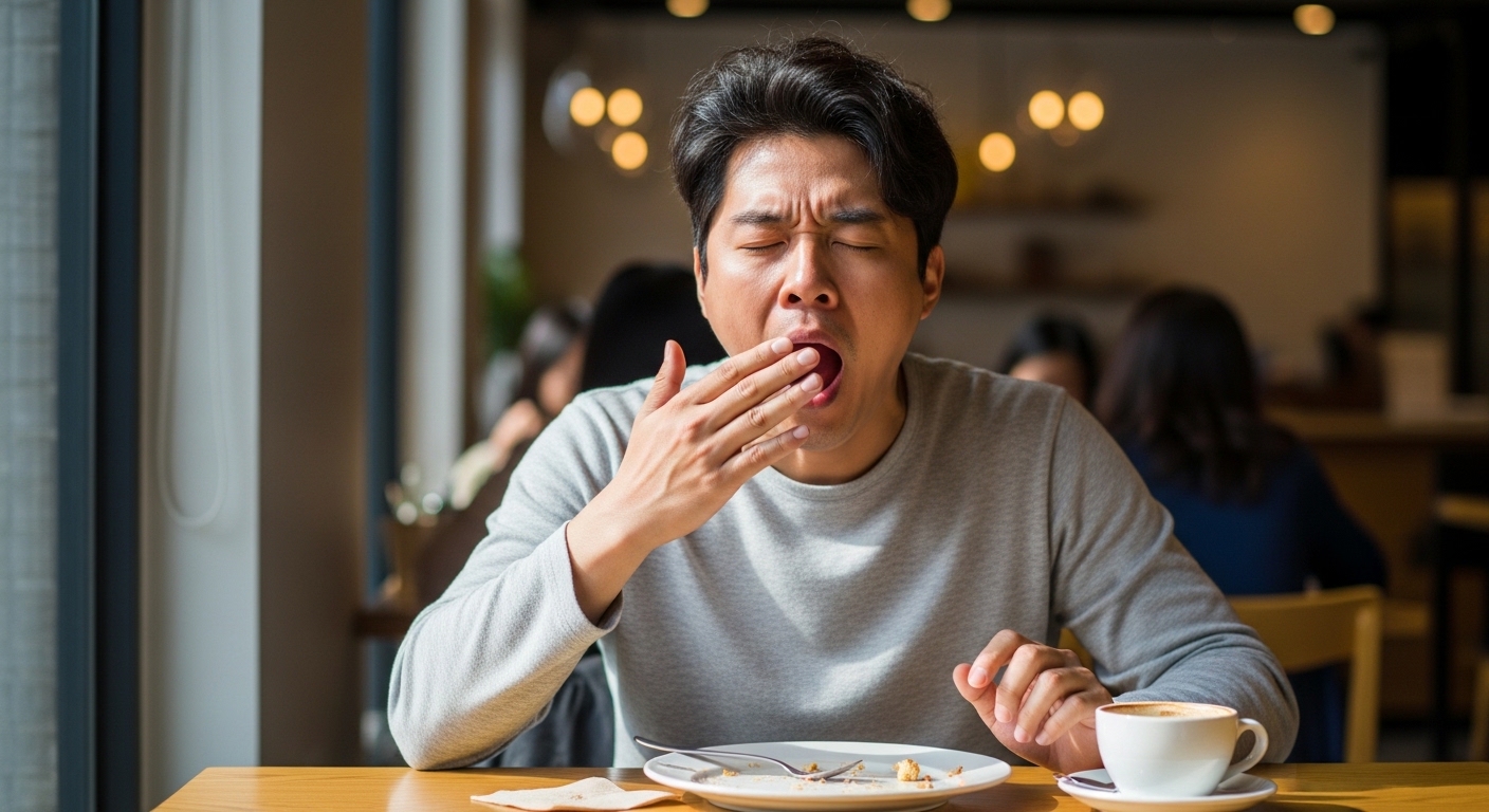 밥 먹고 쏟아지는 졸음