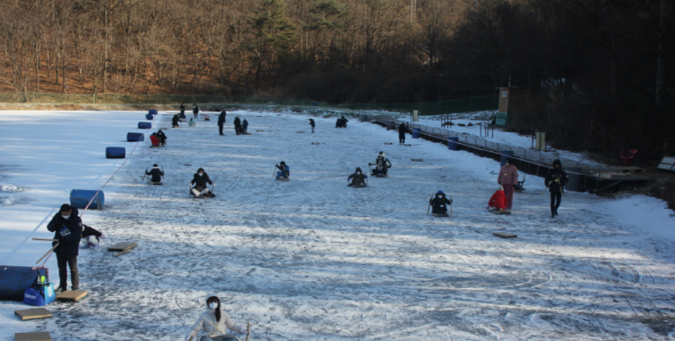 강화도 신선낚시터 빙어대잔치
